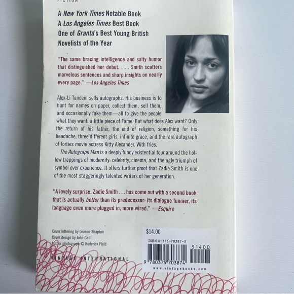 Zadie Smith “The Autograph Man” - Picture 6 of 7